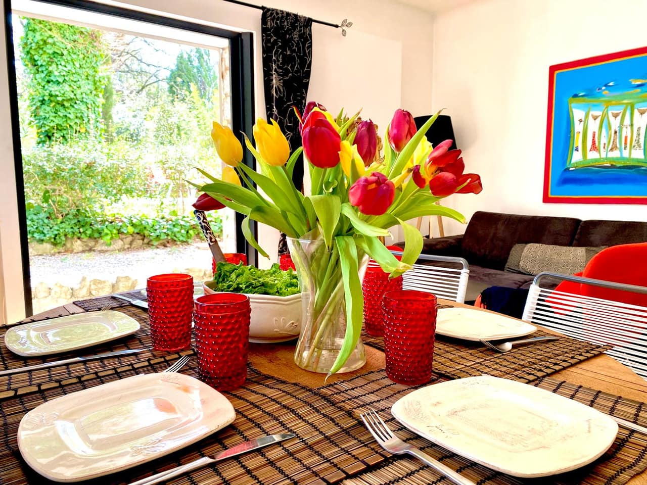 La table dressée